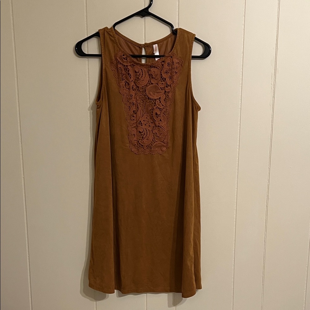 NWOT Xhilaration Brown Sleeveless Dress Size M